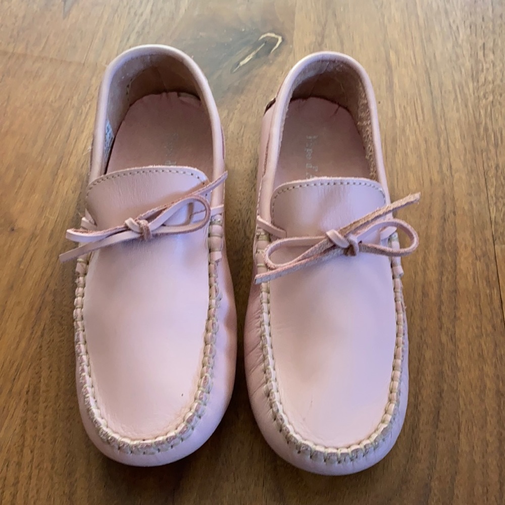 Papo d’ Anjo Pink Leather Loafers